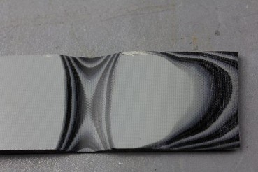 G10 3mm Schwarz/Grau
