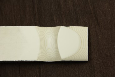 Papiermicarta weiss-braun