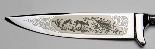 Bavarian blade with coloured etching 5