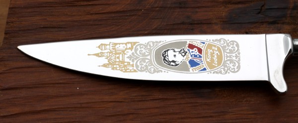 Bavarian blade with coloured etching 14