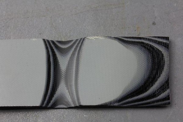 G10 3mm Schwarz/Grau