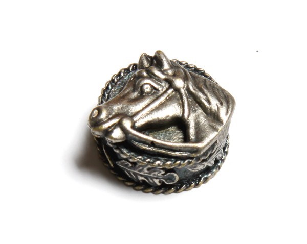 Silverplated Cap HORSE 138