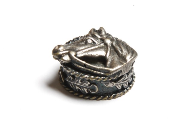Silverplated Cap HORSE 138